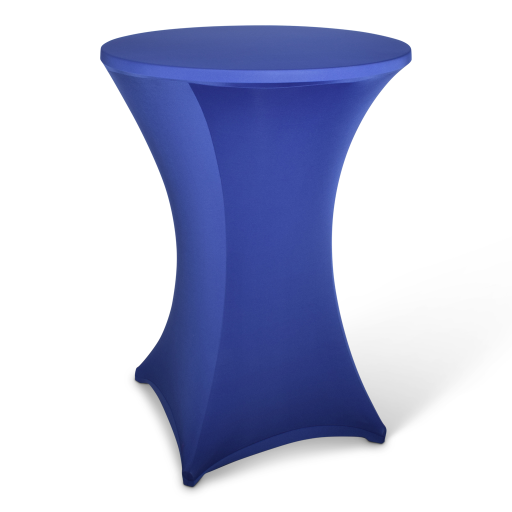 Statafel met rok (in kleur)