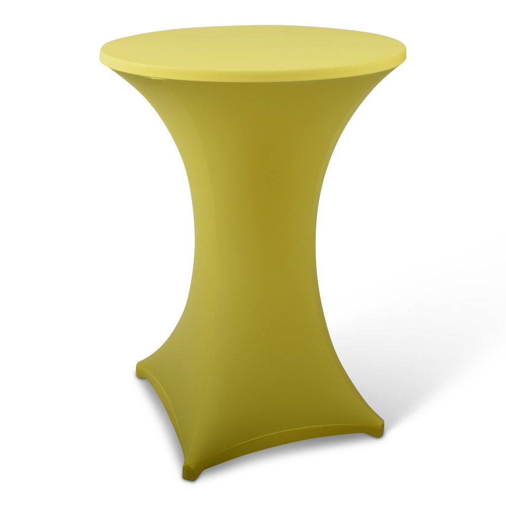 Statafel met rok (in kleur)