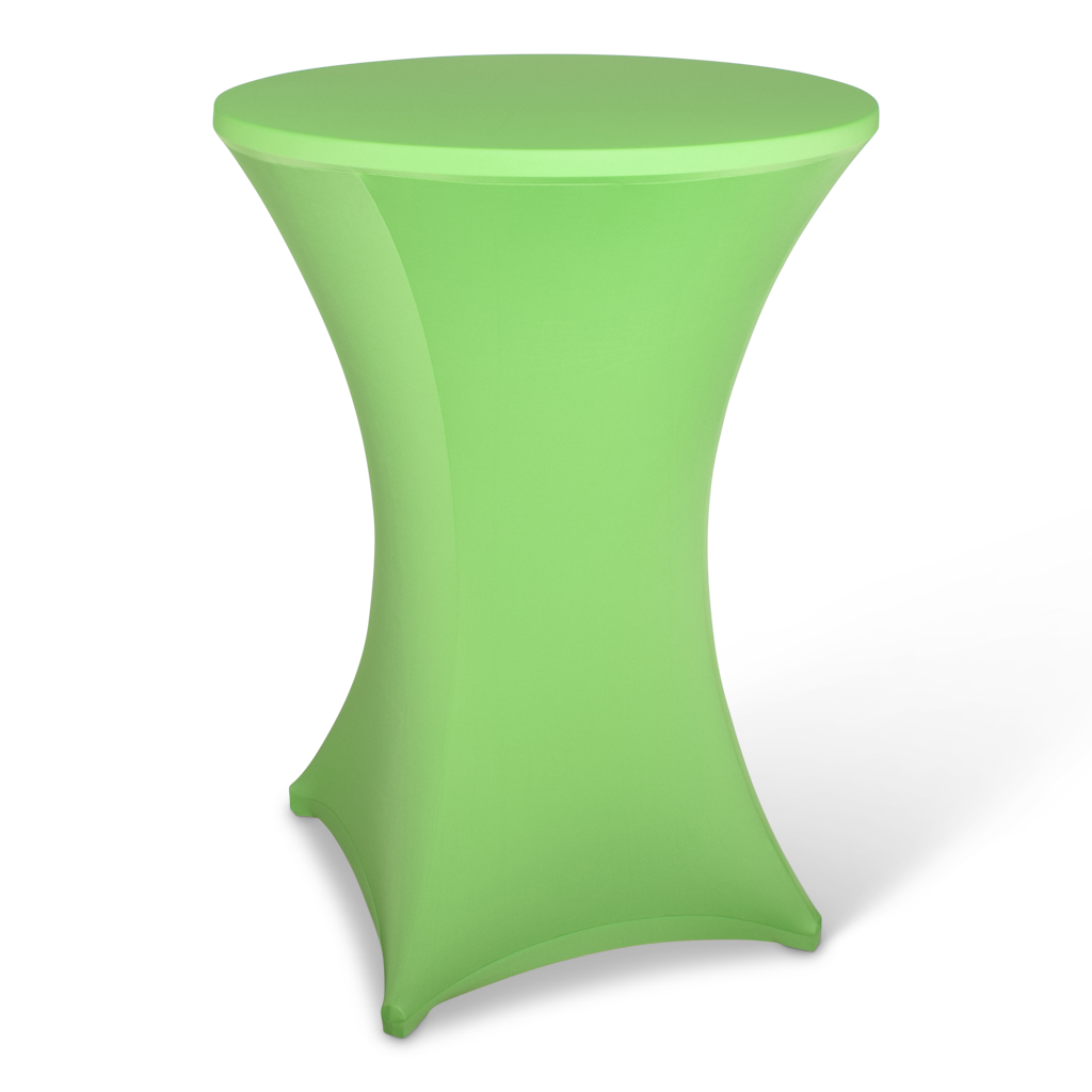 Statafel met rok (in kleur)